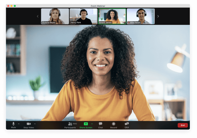 Zoom recording preview